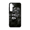 SAMSUNG S25 FE - CASE GOMA LEON OJOS AZULES NEGRO