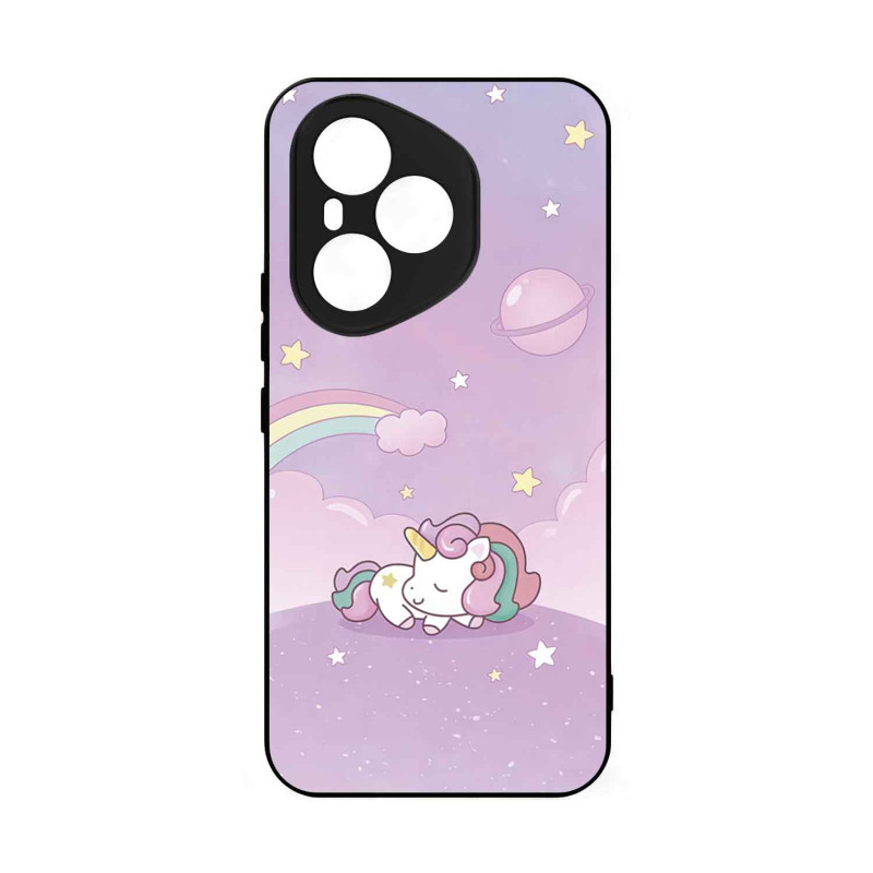 HONOR 400 PRO - CASE GOMA UNICORNIO NEGRO